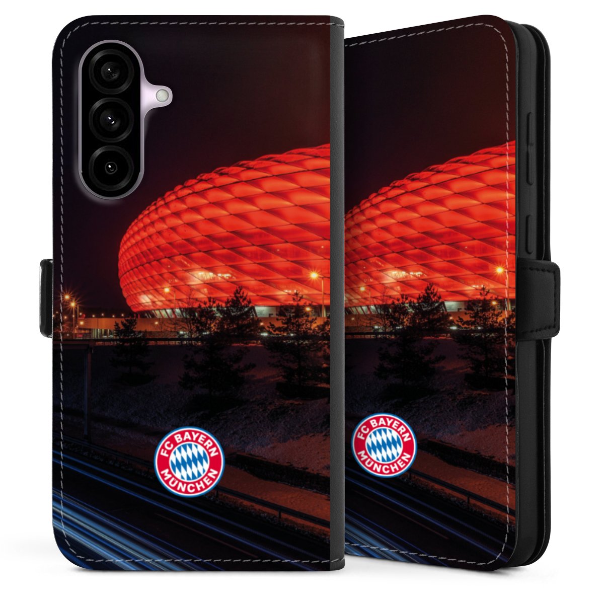 Allianz Arena bei Nacht FCB