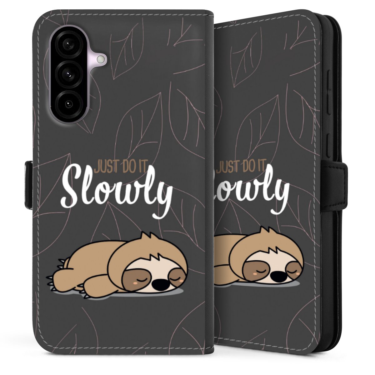 Just Do It Slowly Sloth Grey