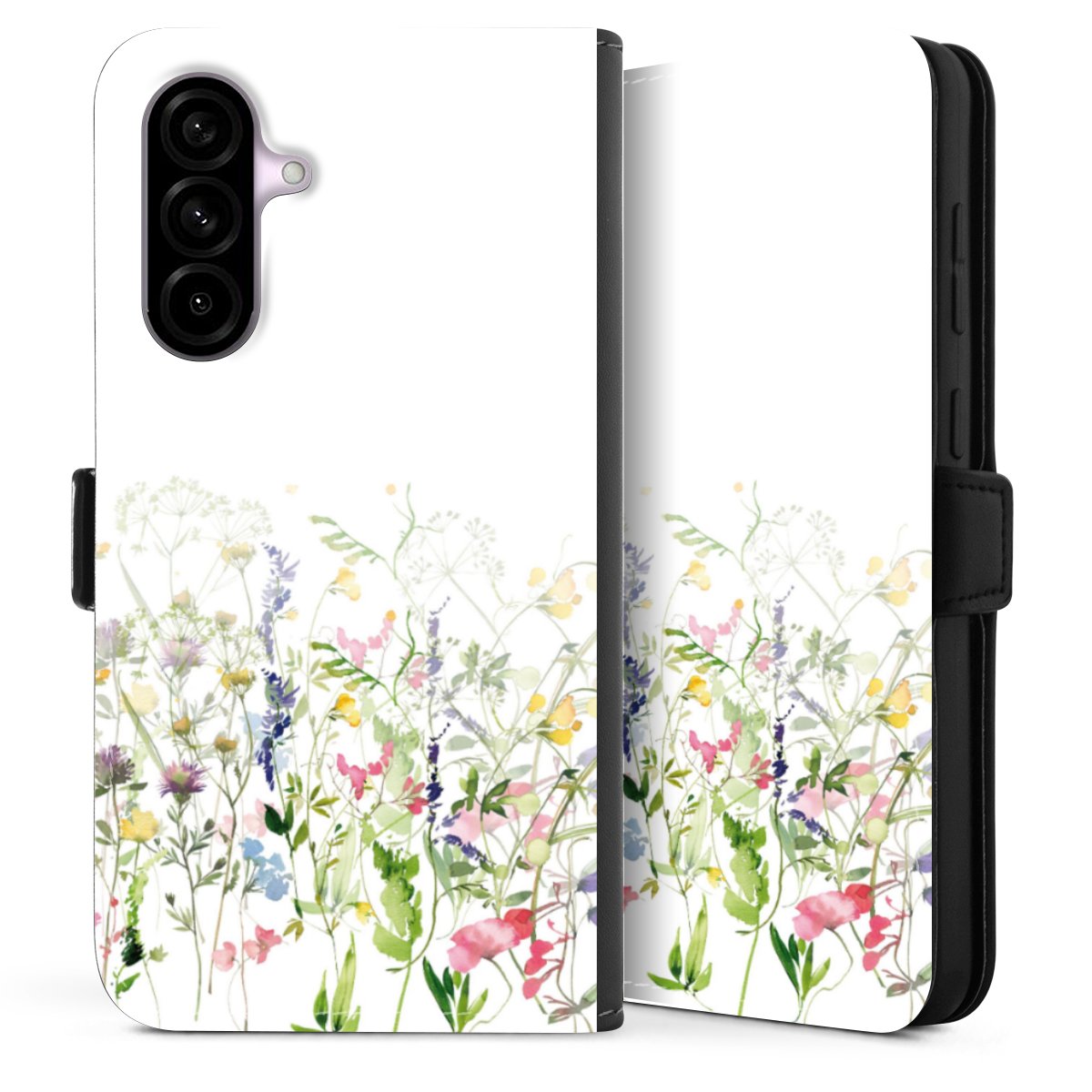 Fleurs de prairie printanières colorées