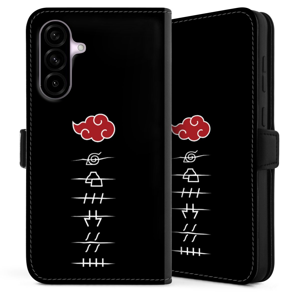 Symboles des membres de l'Akatsuki noirs