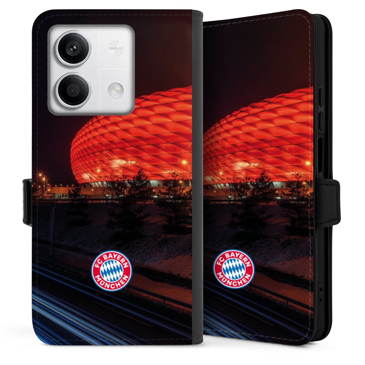 Allianz Arena bei Nacht FCB