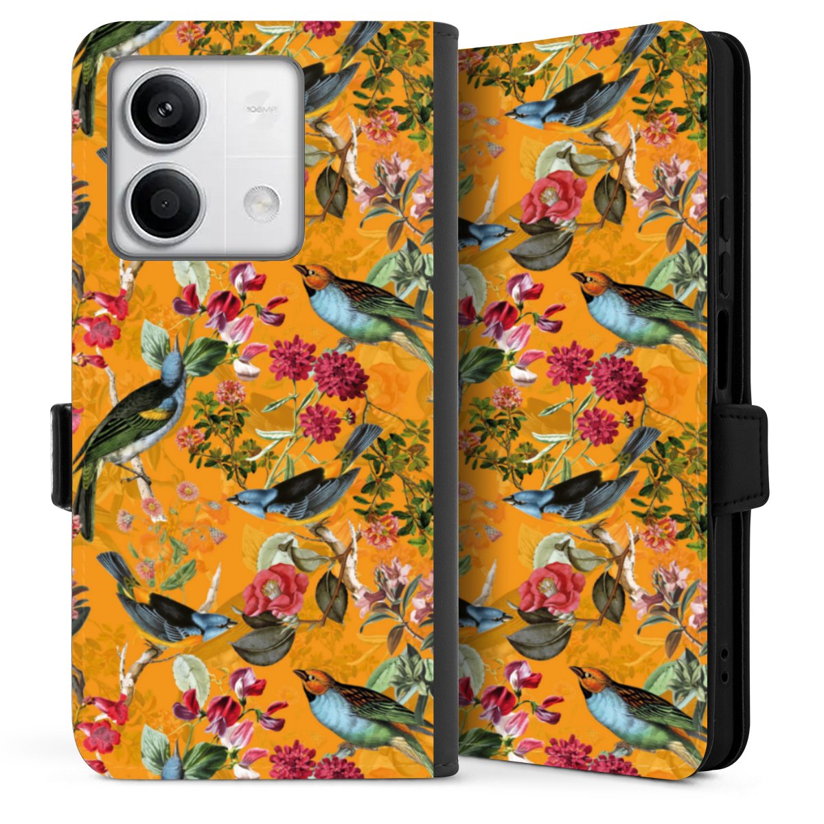 Vogels Bloemen Behang