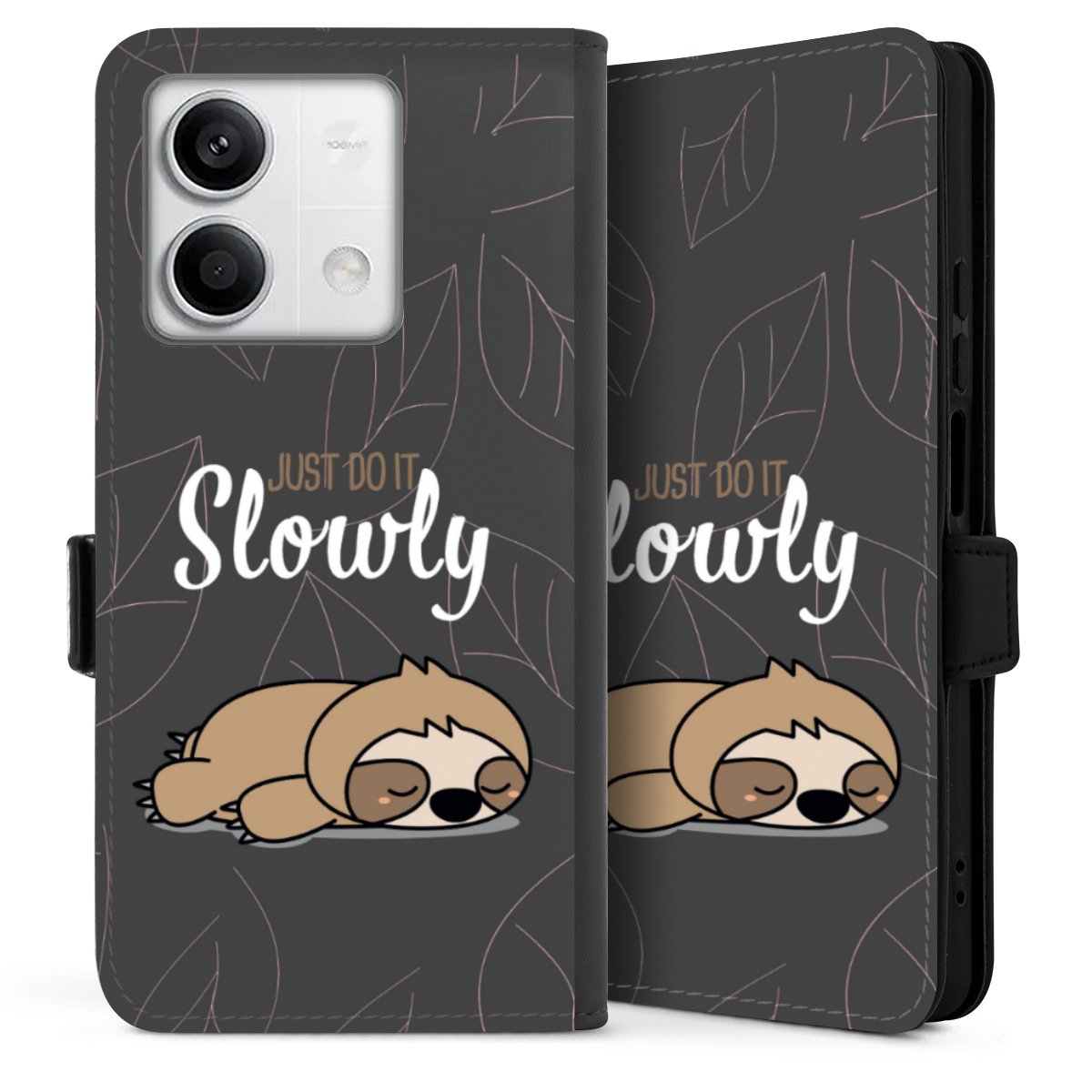 Just Do It Slowly Sloth Grey