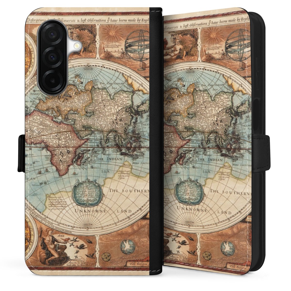 Mappa del mondo vintage