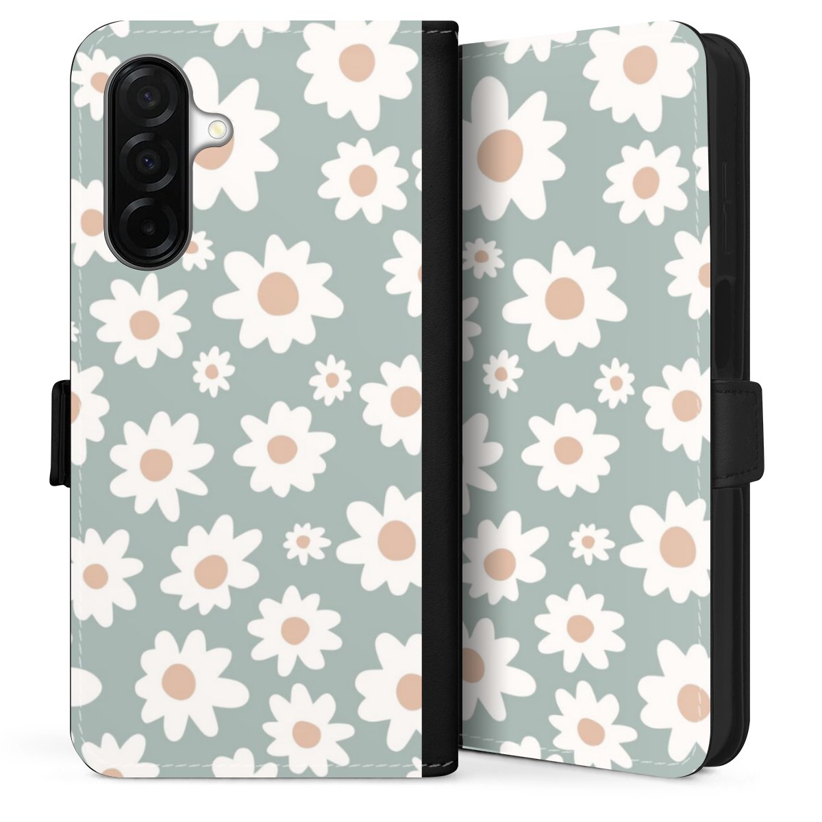 Gänseblümchen Muster grün