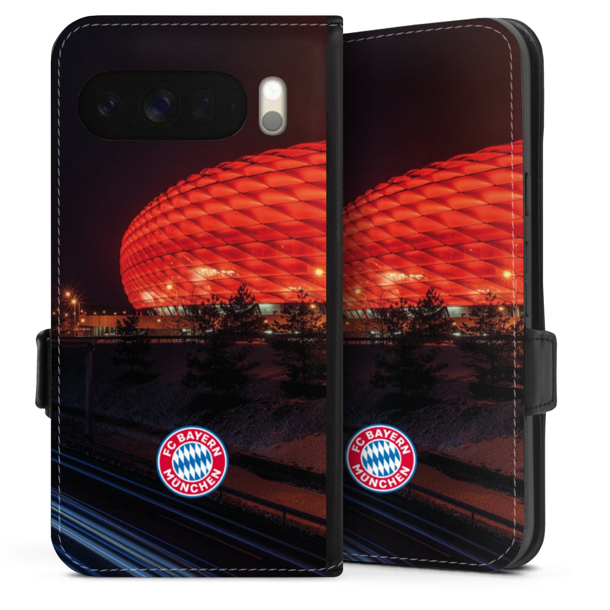 Allianz Arena bei Nacht FCB