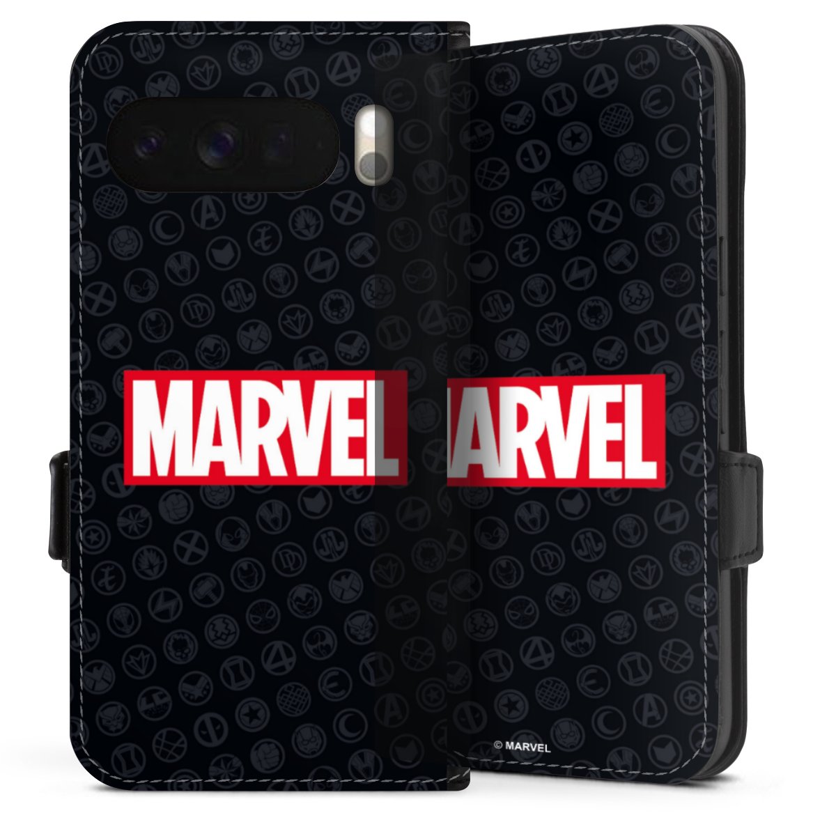 Marvel Logo Black Red 