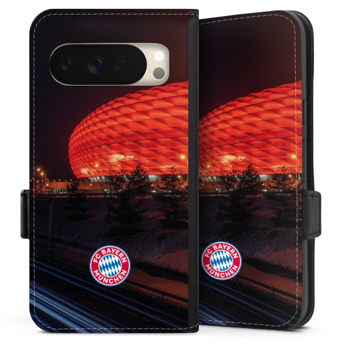 Allianz Arena bei Nacht FCB