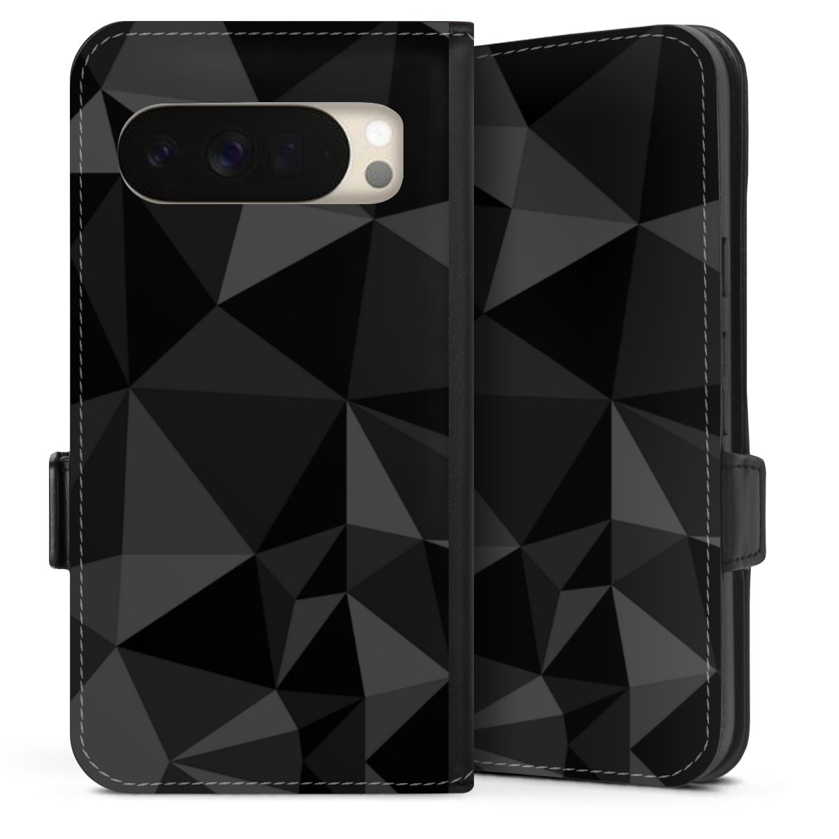 Veelhoekpatroon Zwart