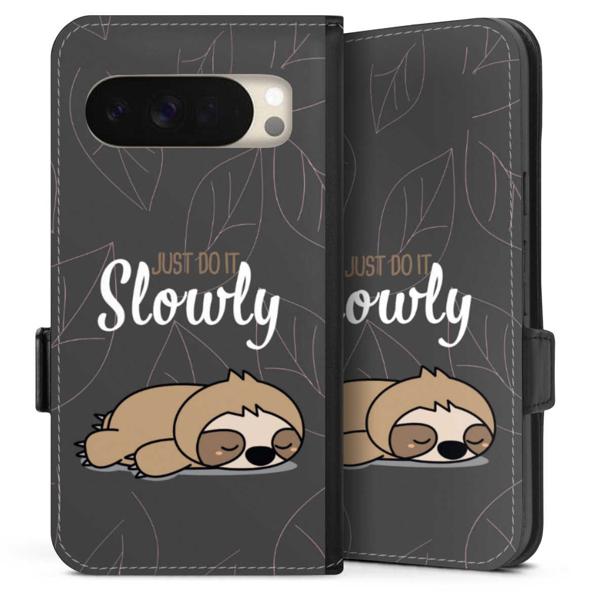 Just Do It Slowly Sloth Grey