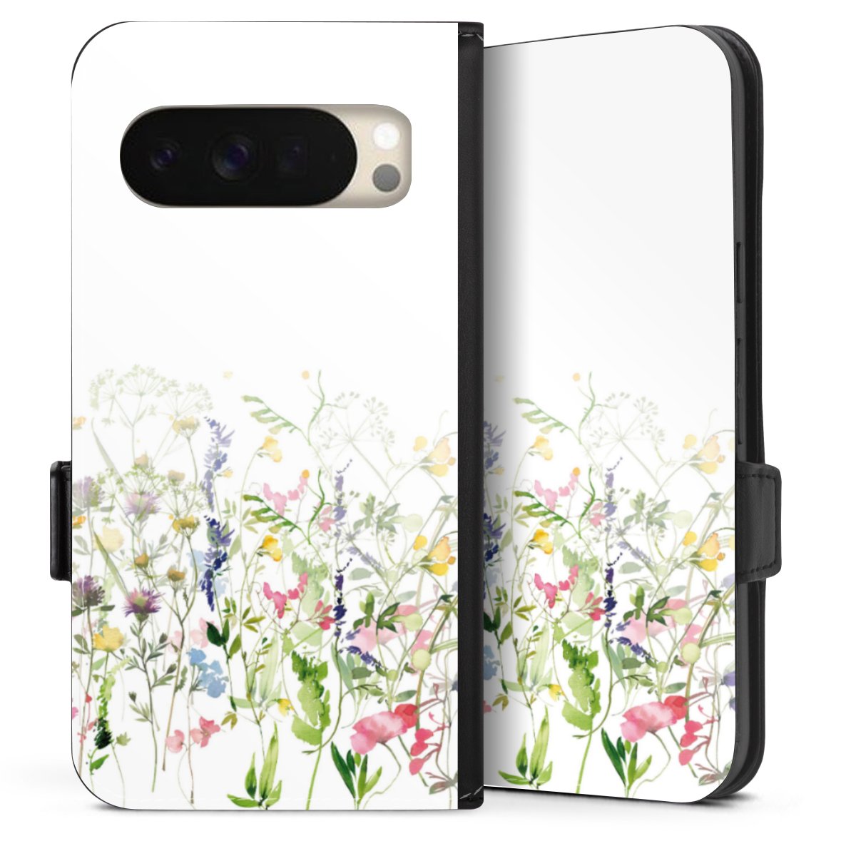 Kleurrijke lente weide bloemen