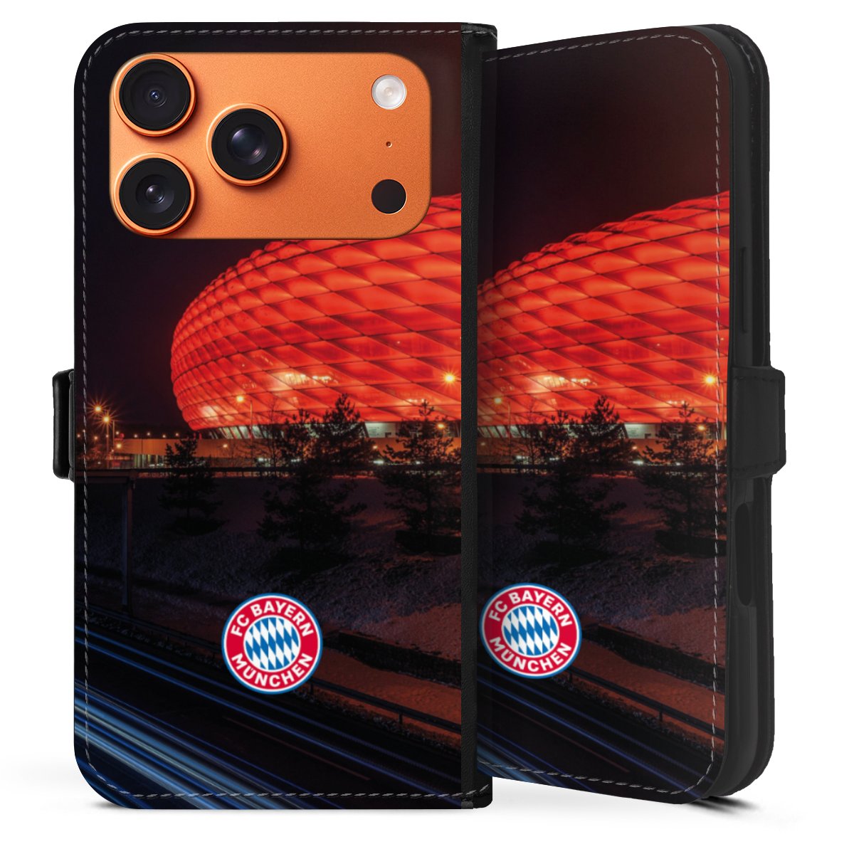 Allianz Arena bei Nacht FCB