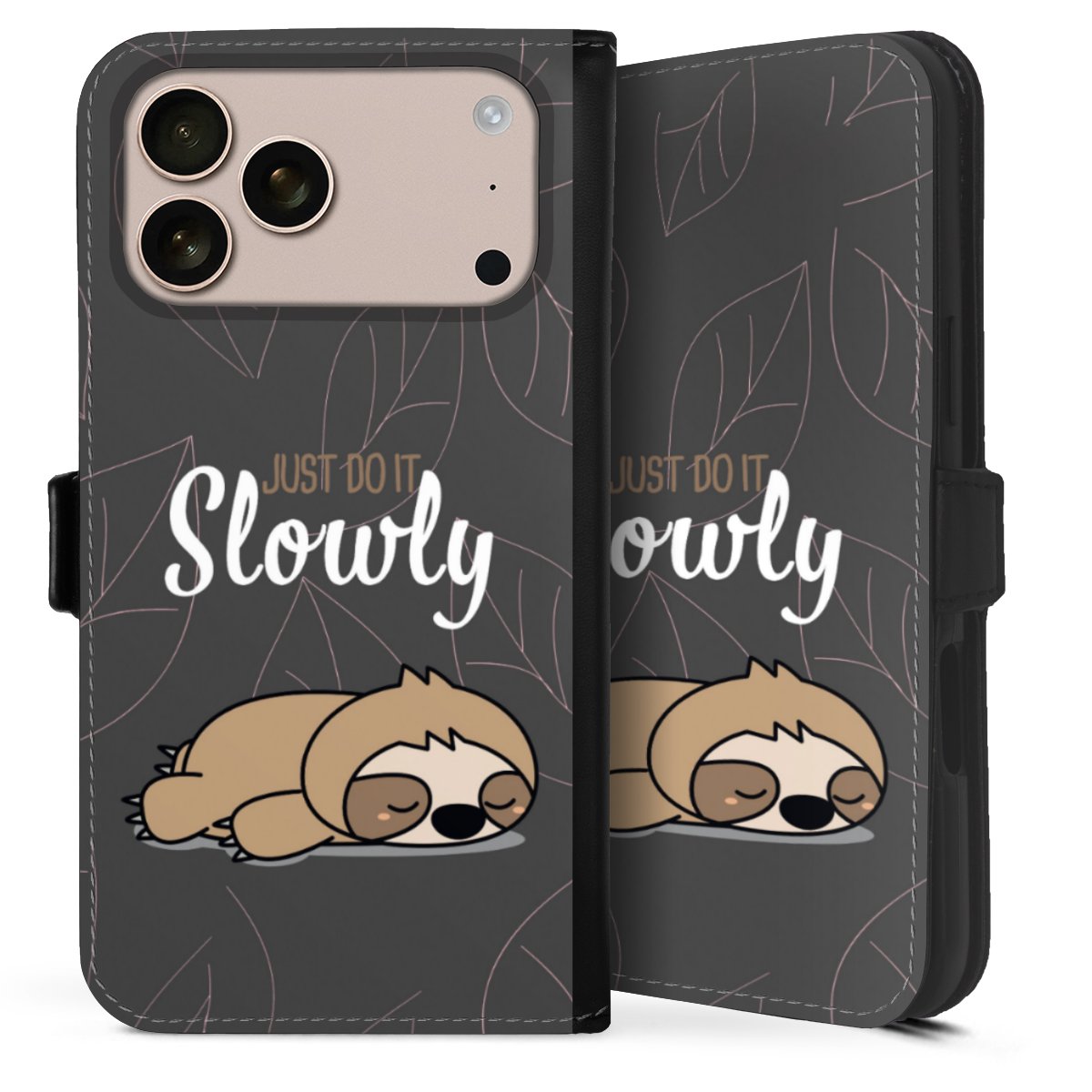 Just Do It Slowly Sloth Grey