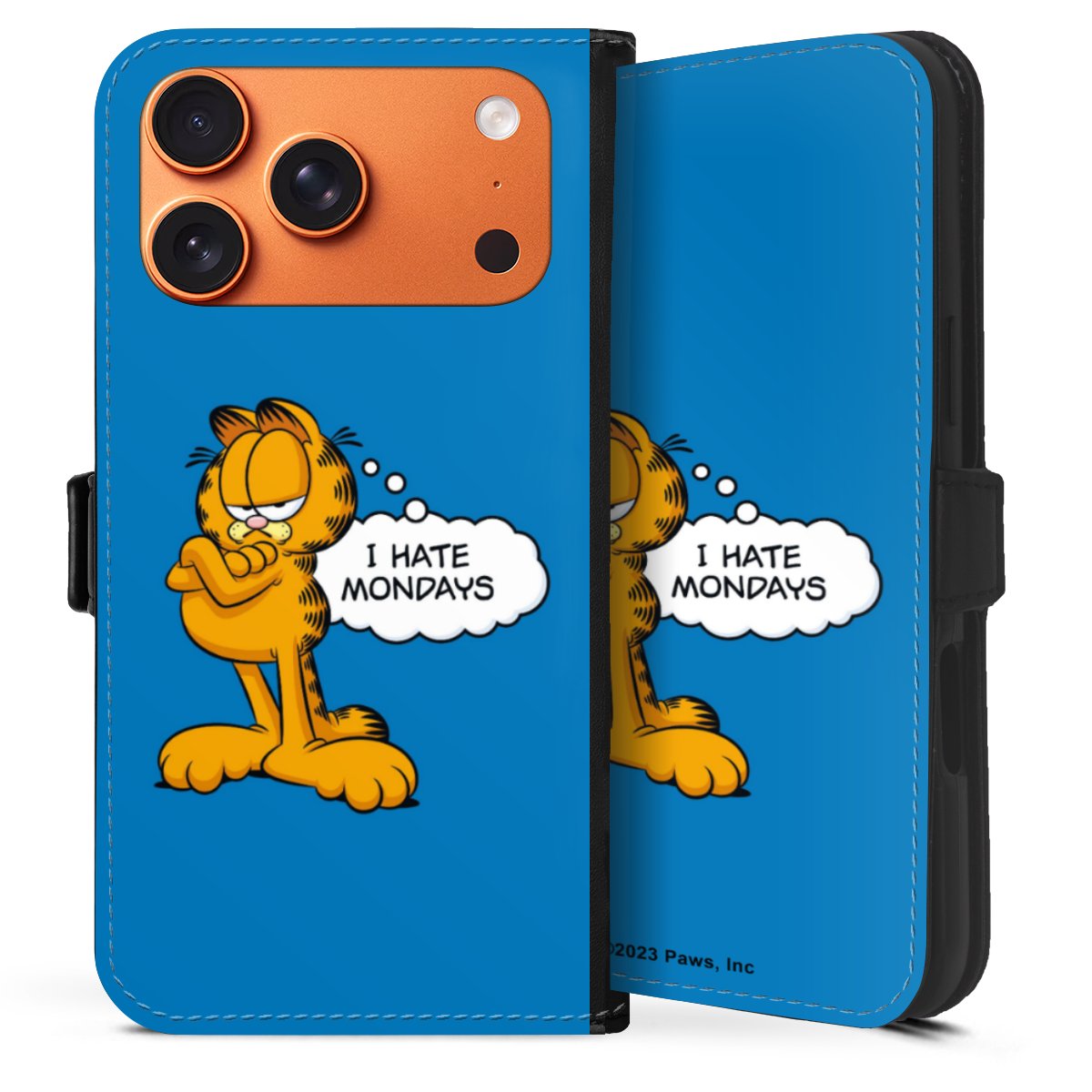 Garfield Ik haat maandagen blauw
