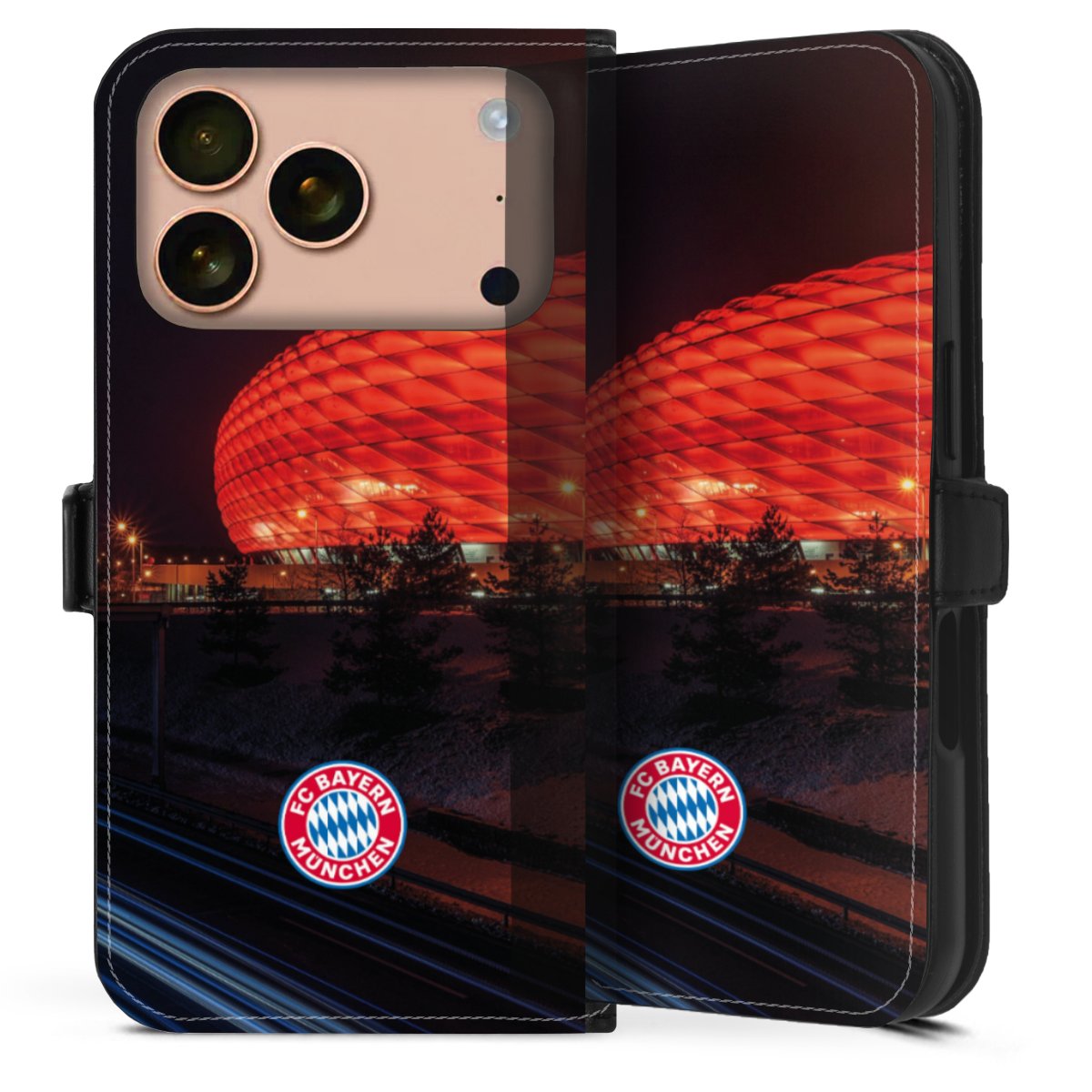 Allianz Arena bei Nacht FCB