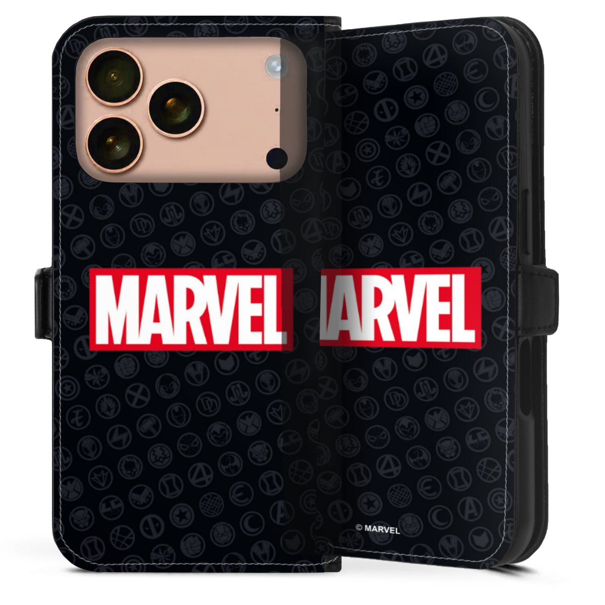 Marvel Logo Black Red 