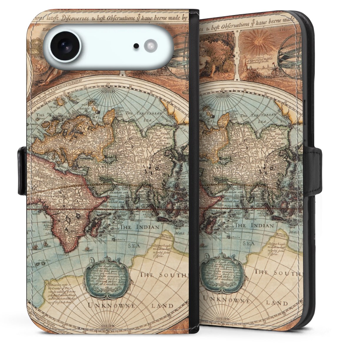 Mappa del mondo vintage