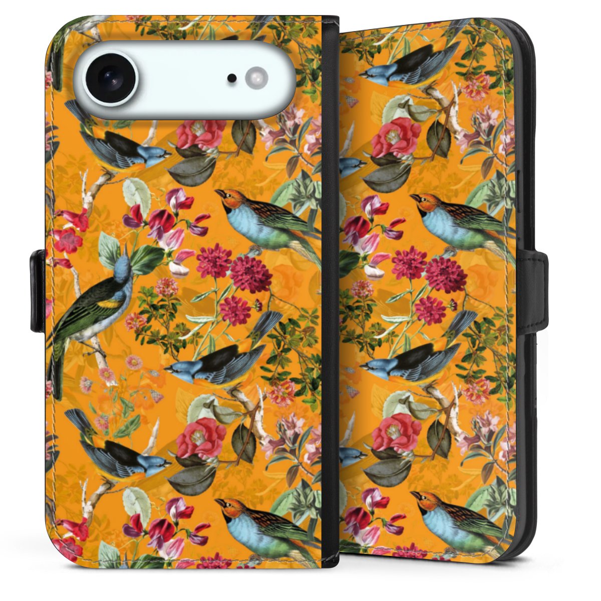Vogels Bloemen Behang