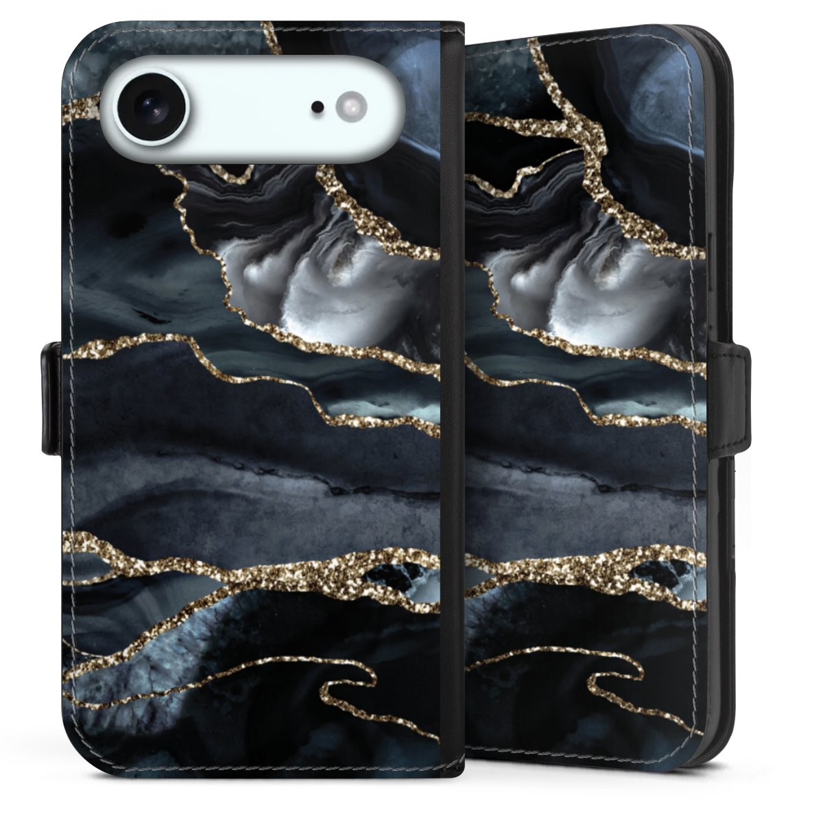 Or marbré foncé Aspect pailleté