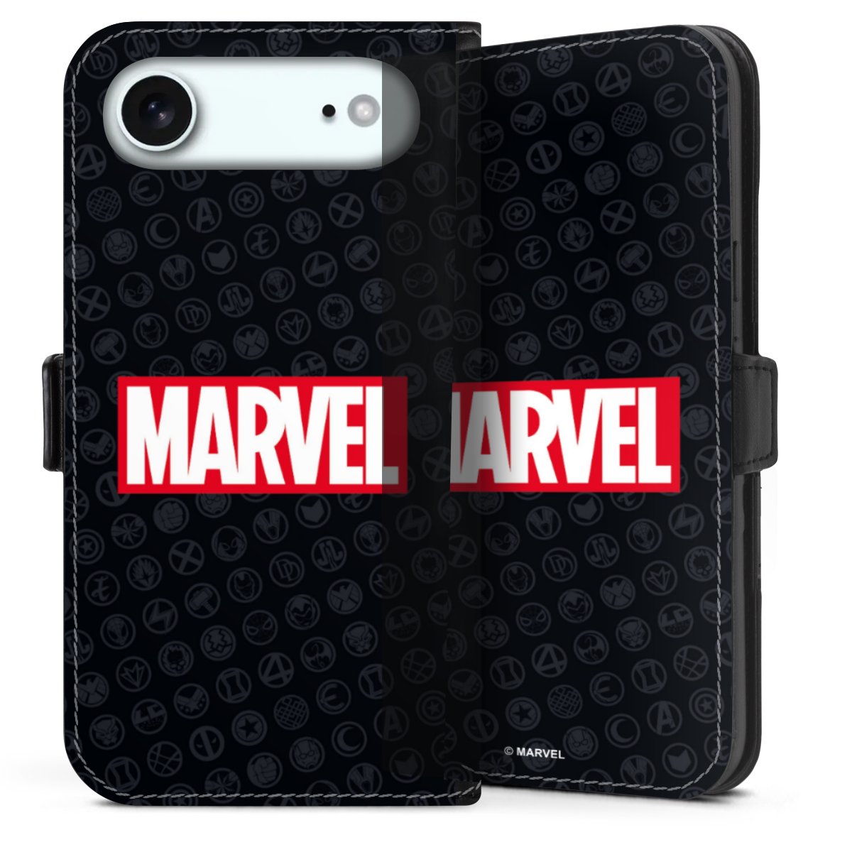 Marvel Logo Black Red 