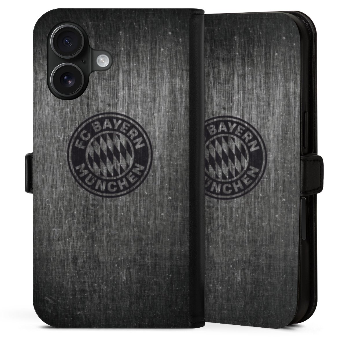 Metalllook FCB Logo einfarbig