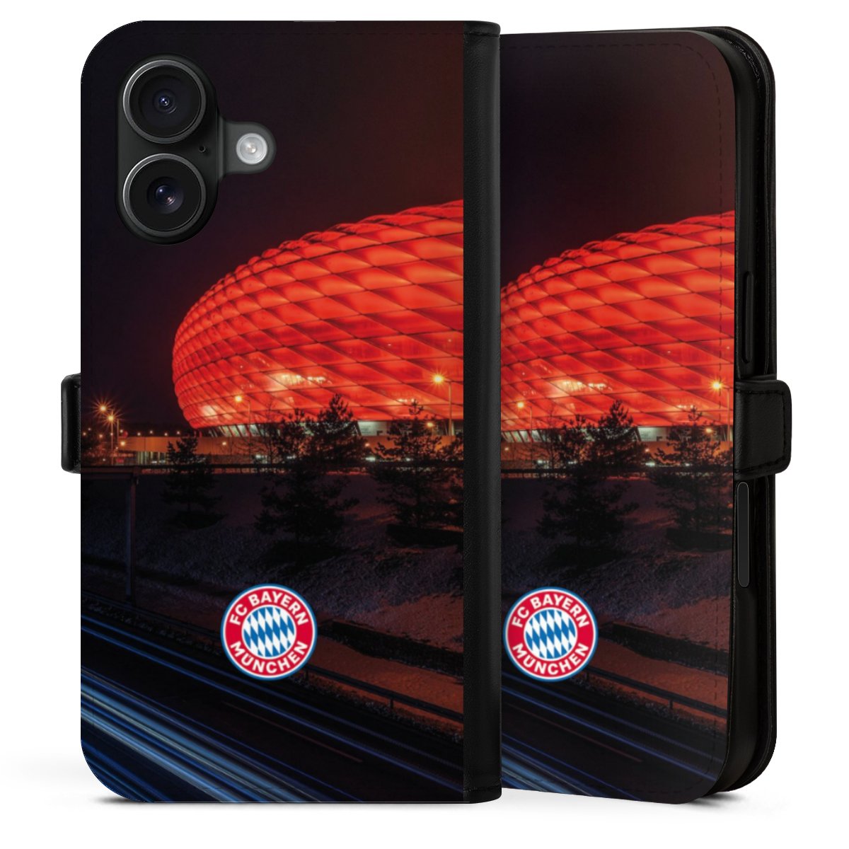 Allianz Arena bei Nacht FCB