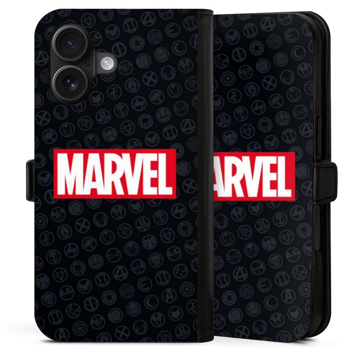 Marvel Logo Black Red 