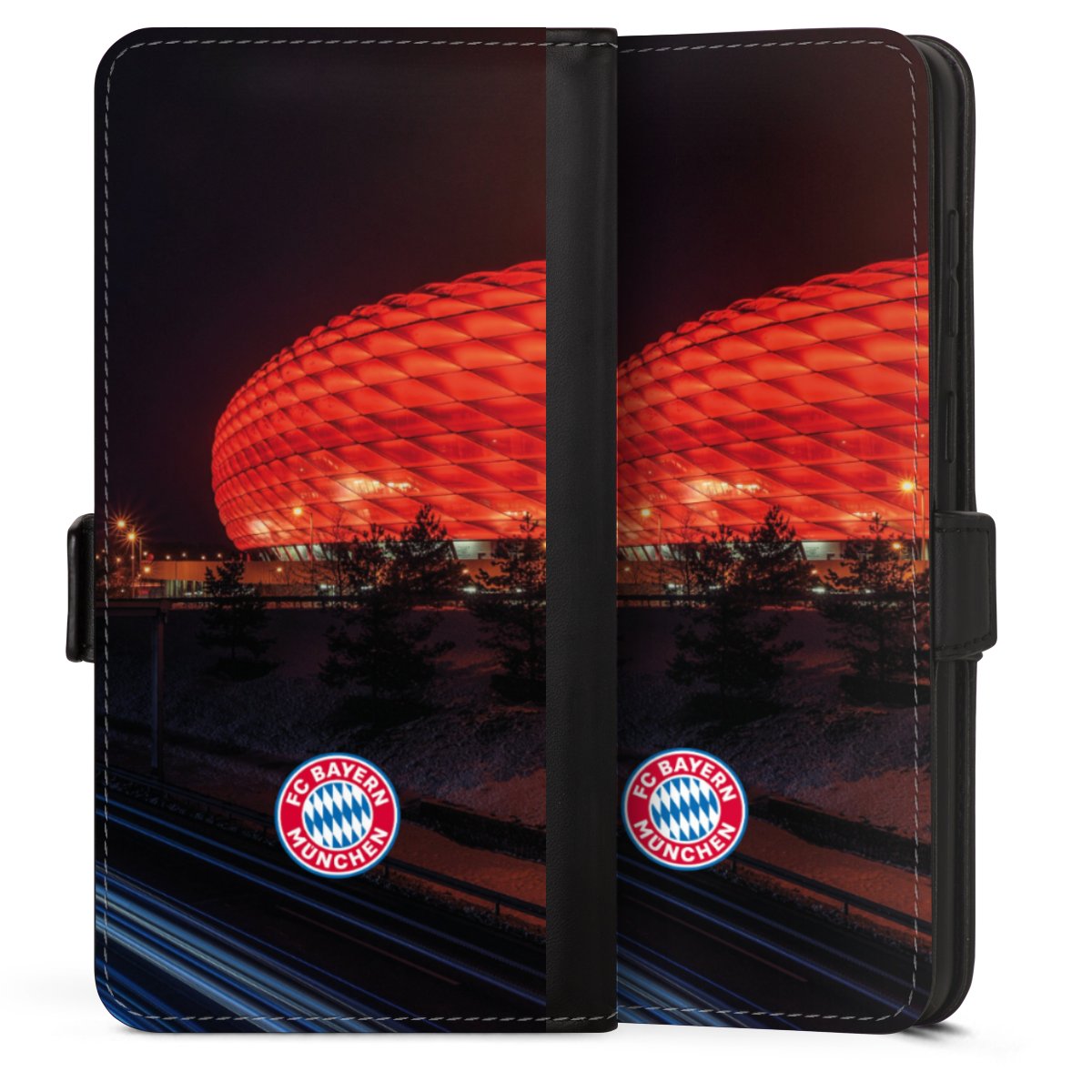 Allianz Arena bei Nacht FCB
