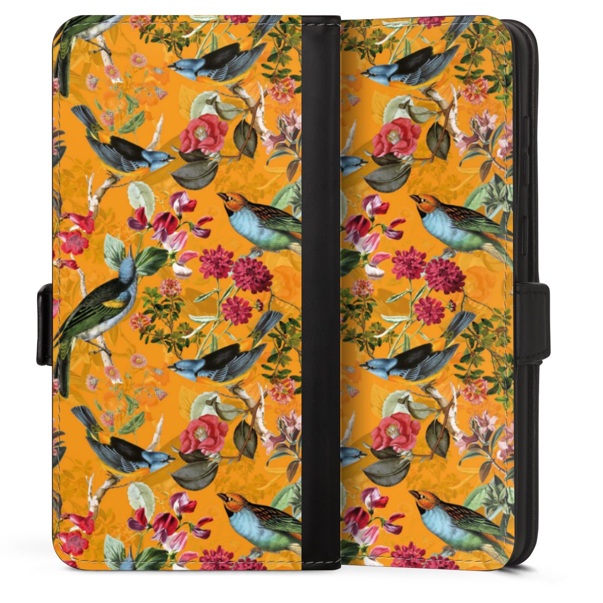 Vogels Bloemen Behang
