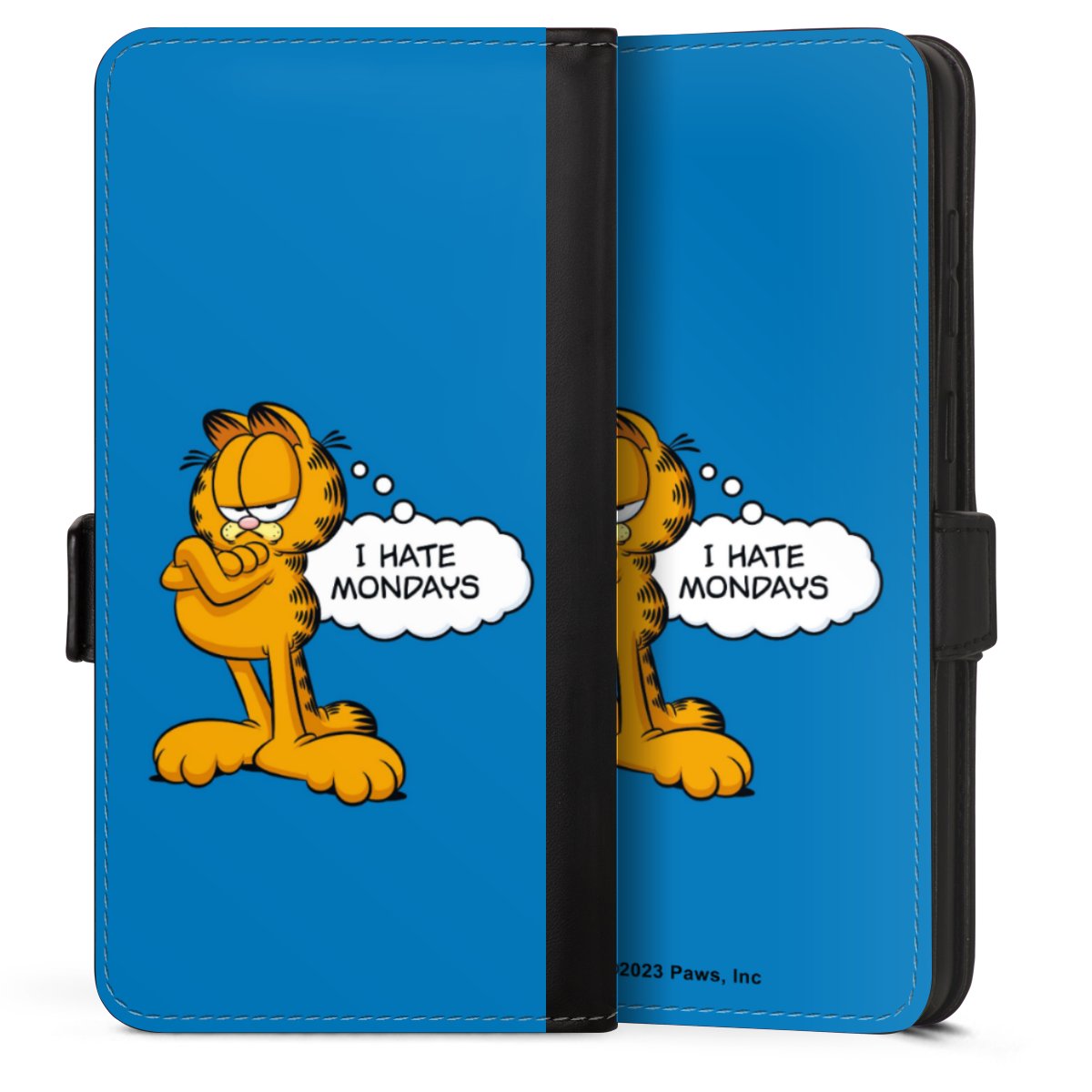 Garfield Ik haat maandagen blauw