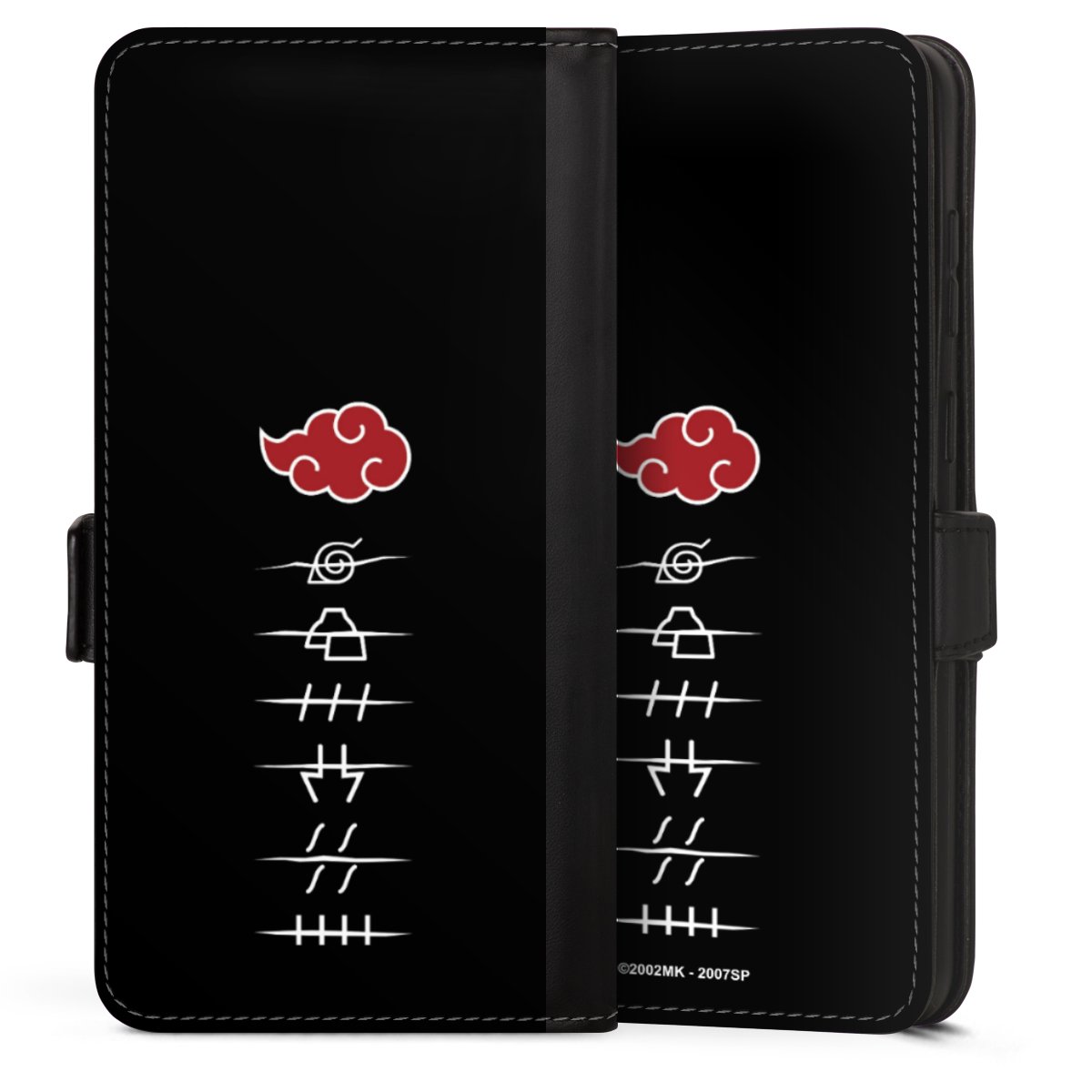 Symboles des membres de l'Akatsuki noirs