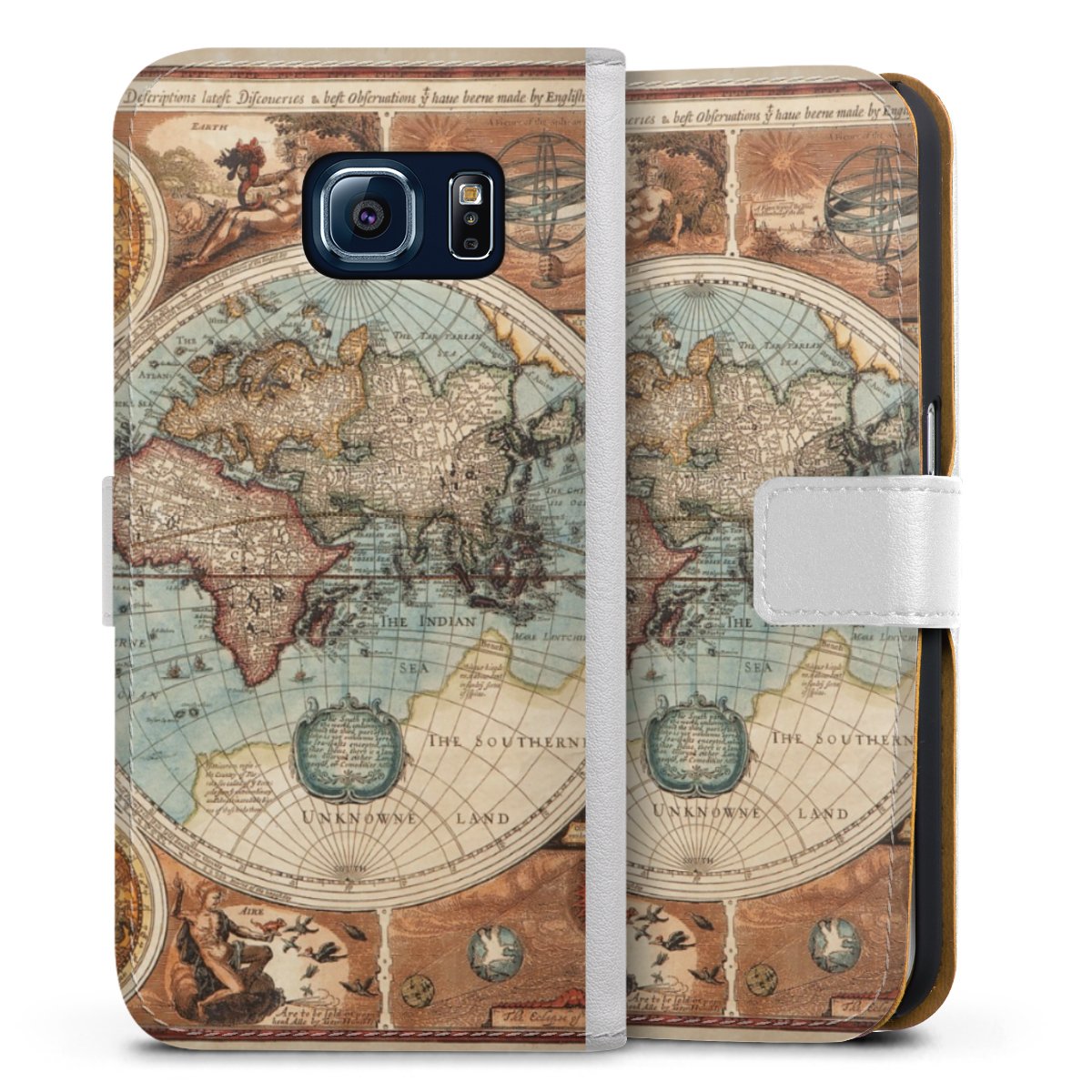 Mappa del mondo vintage