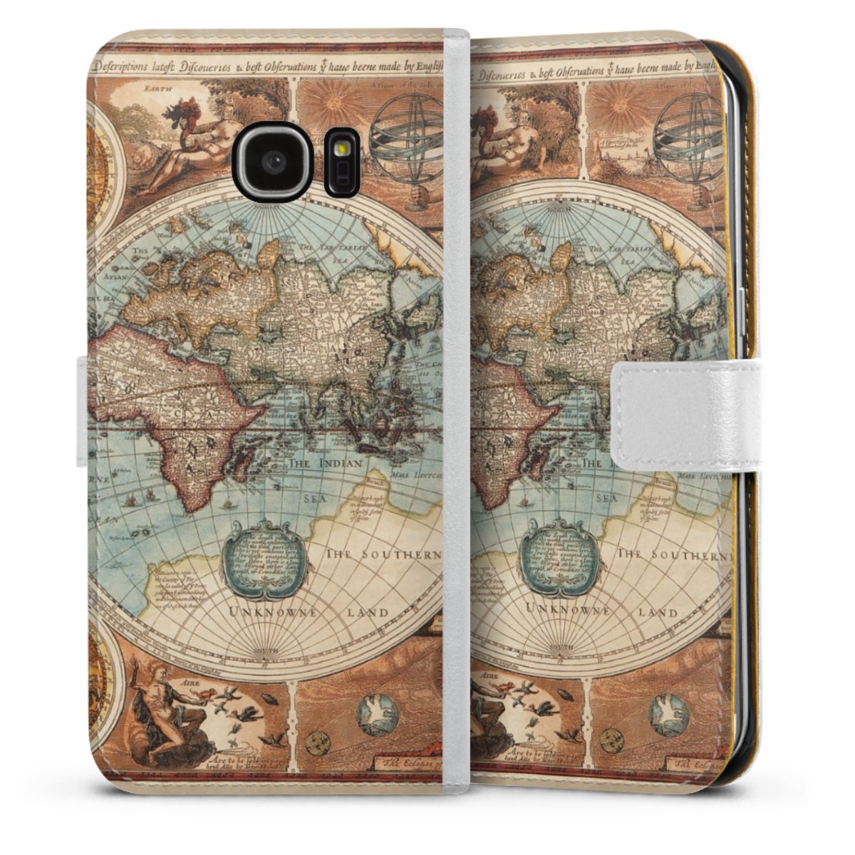 Mappa del mondo vintage