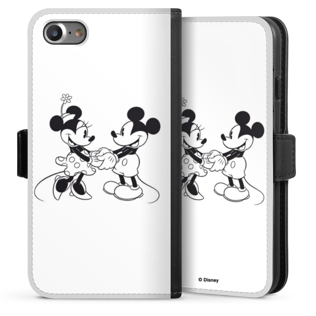 Minnie Noir et Blanc motifs pour Coques de téléphones