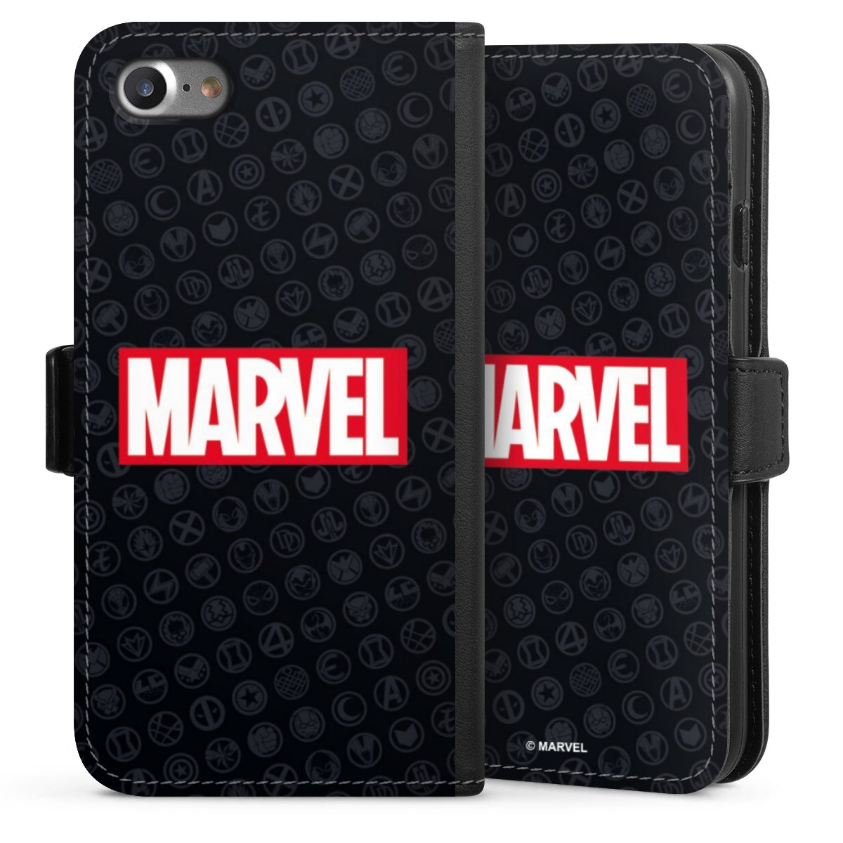 Marvel Logo Black Red 