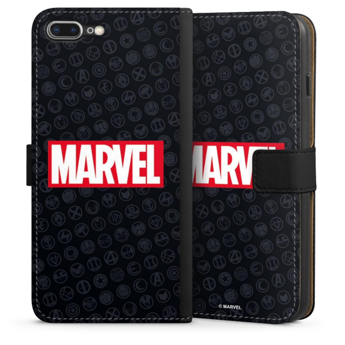 Marvel Logo Black Red 