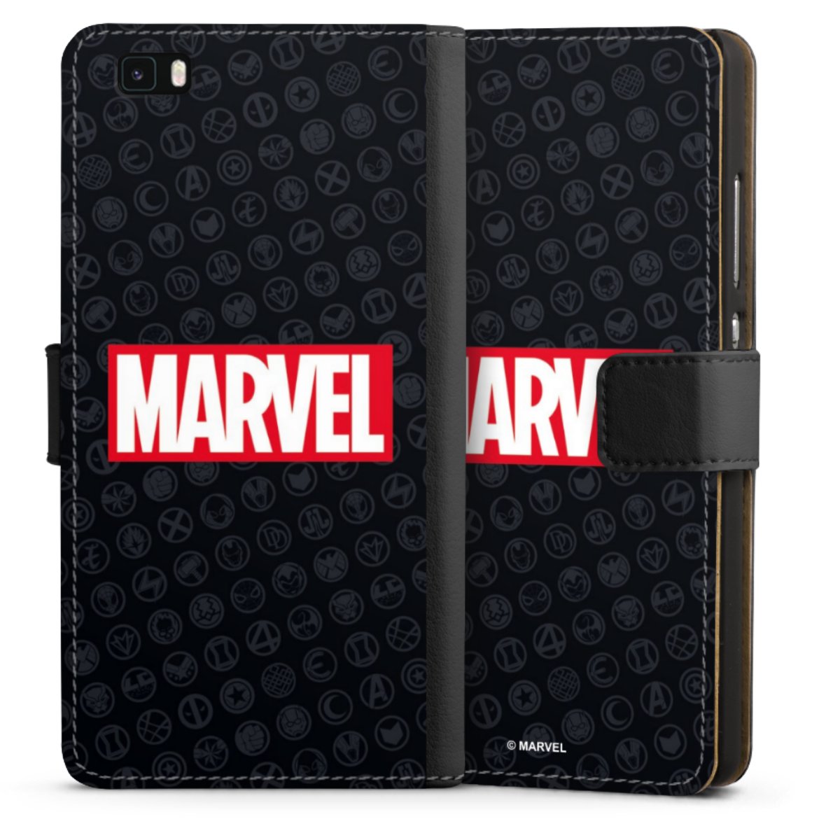 Marvel Logo Black Red 