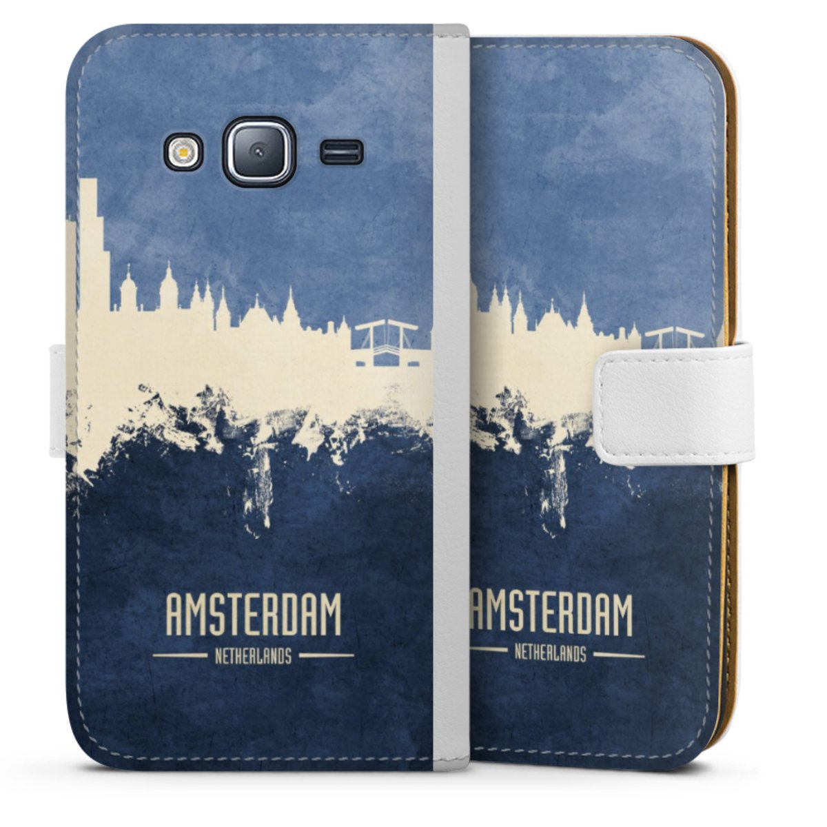 Amsterdam Skyline blauw