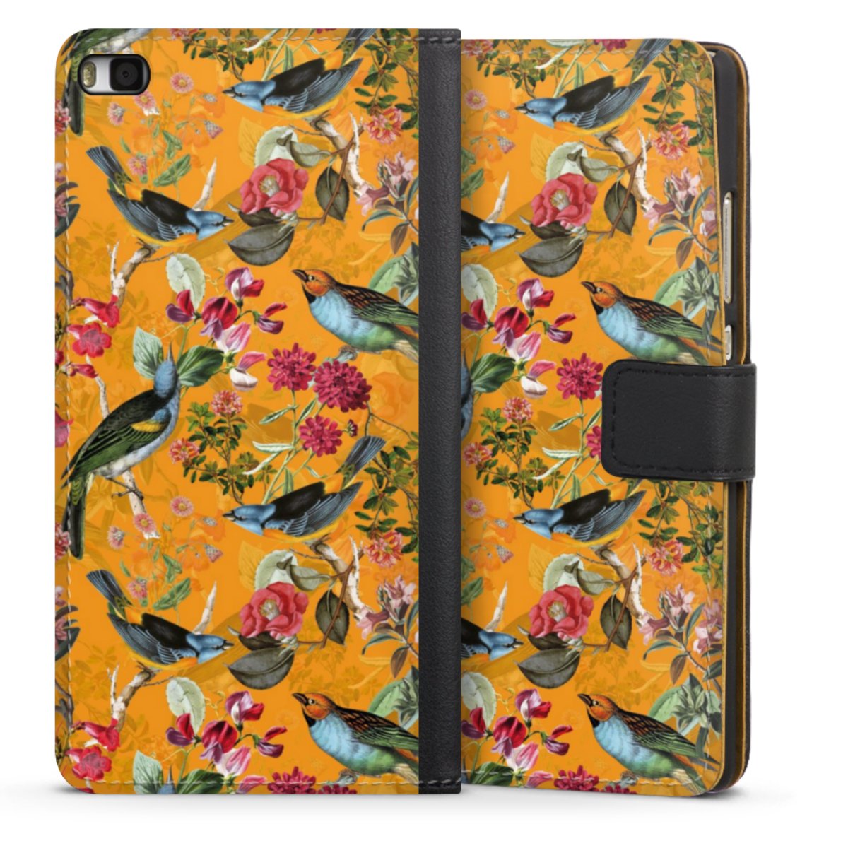 Vogels Bloemen Behang