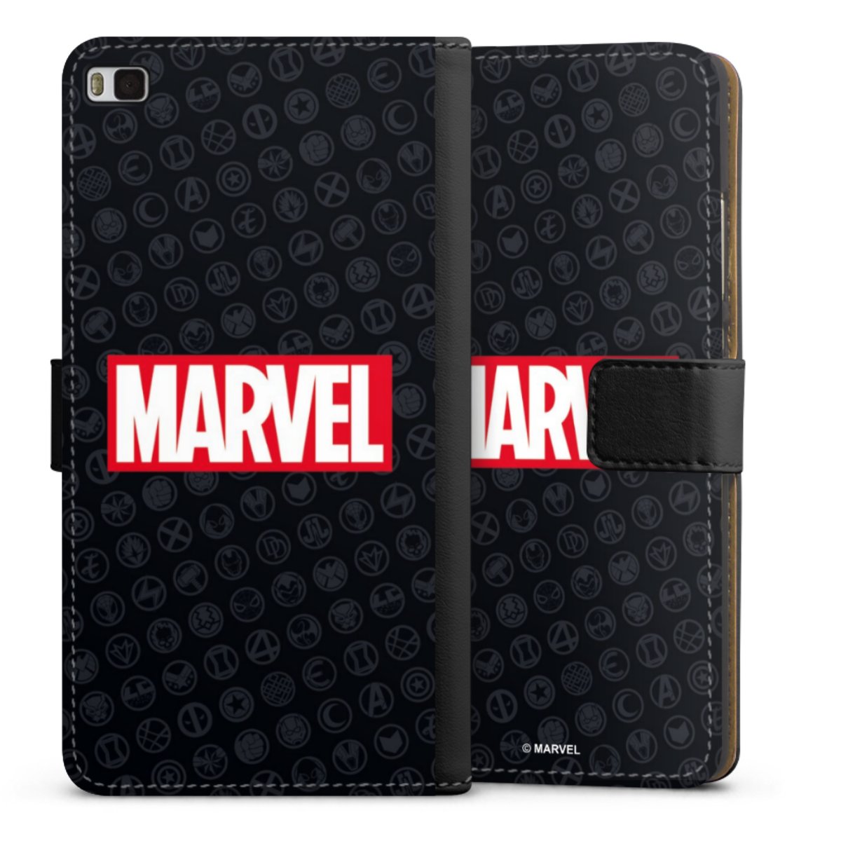 Marvel Logo Black Red 