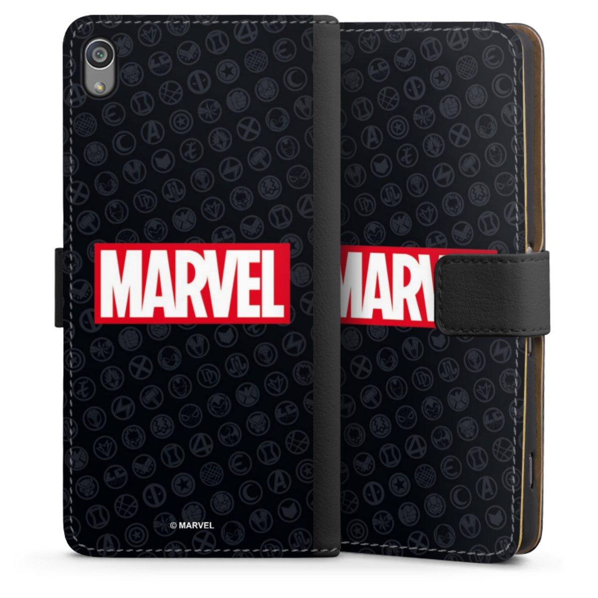 Marvel Logo Black Red 