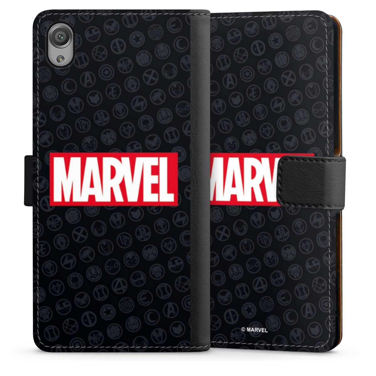 Marvel Logo Black Red 