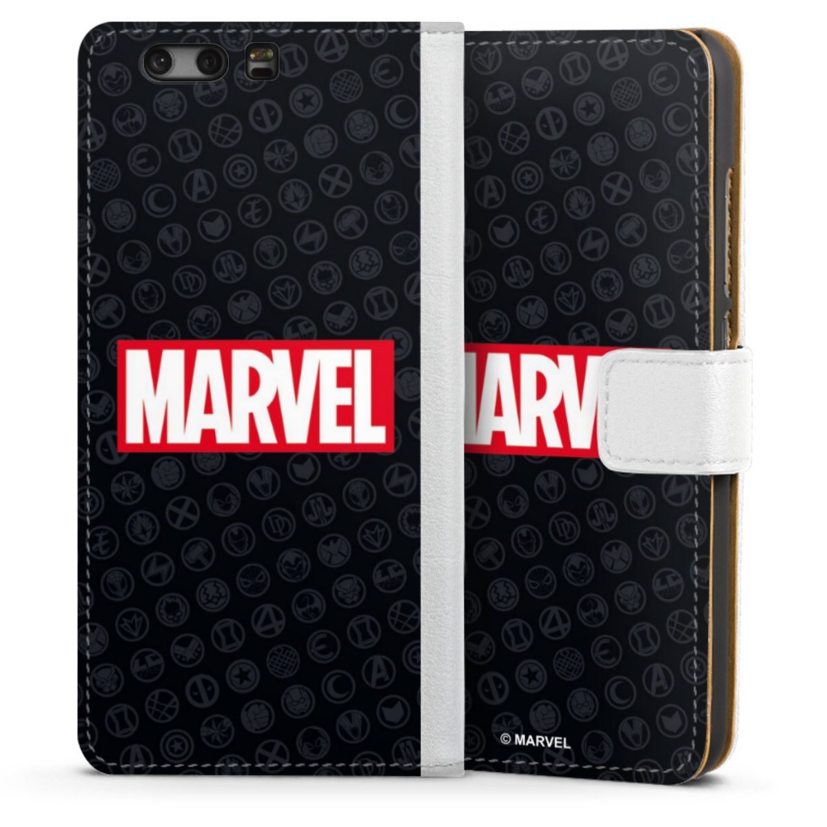 Marvel Logo Black Red 