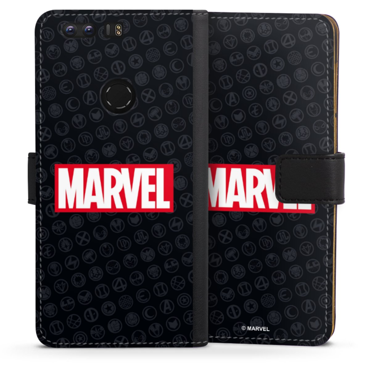 Marvel Logo Black Red 