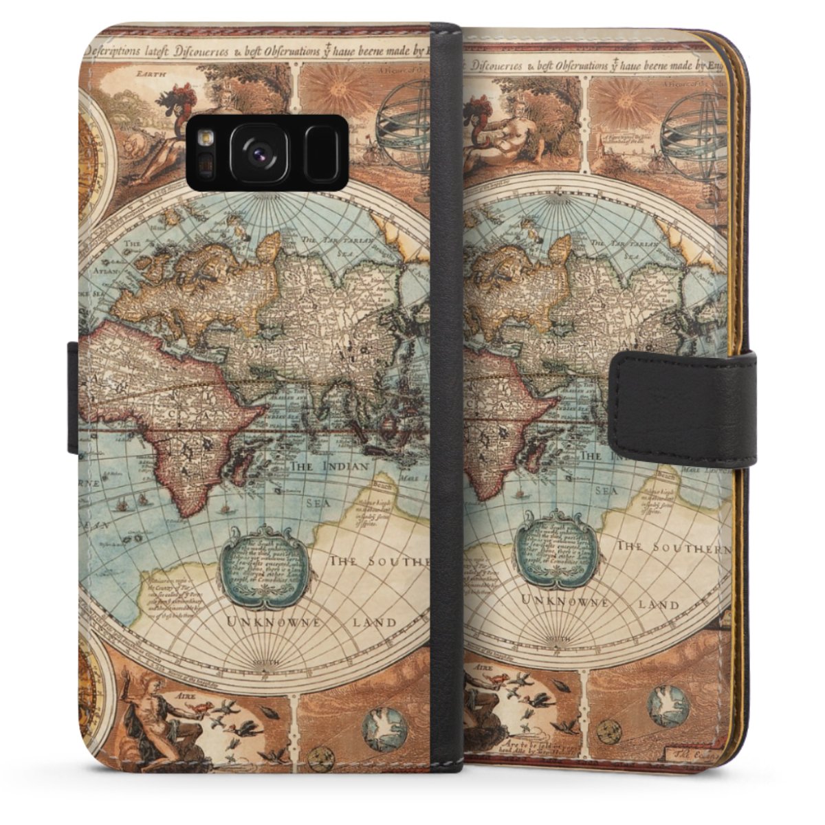 Mappa del mondo vintage