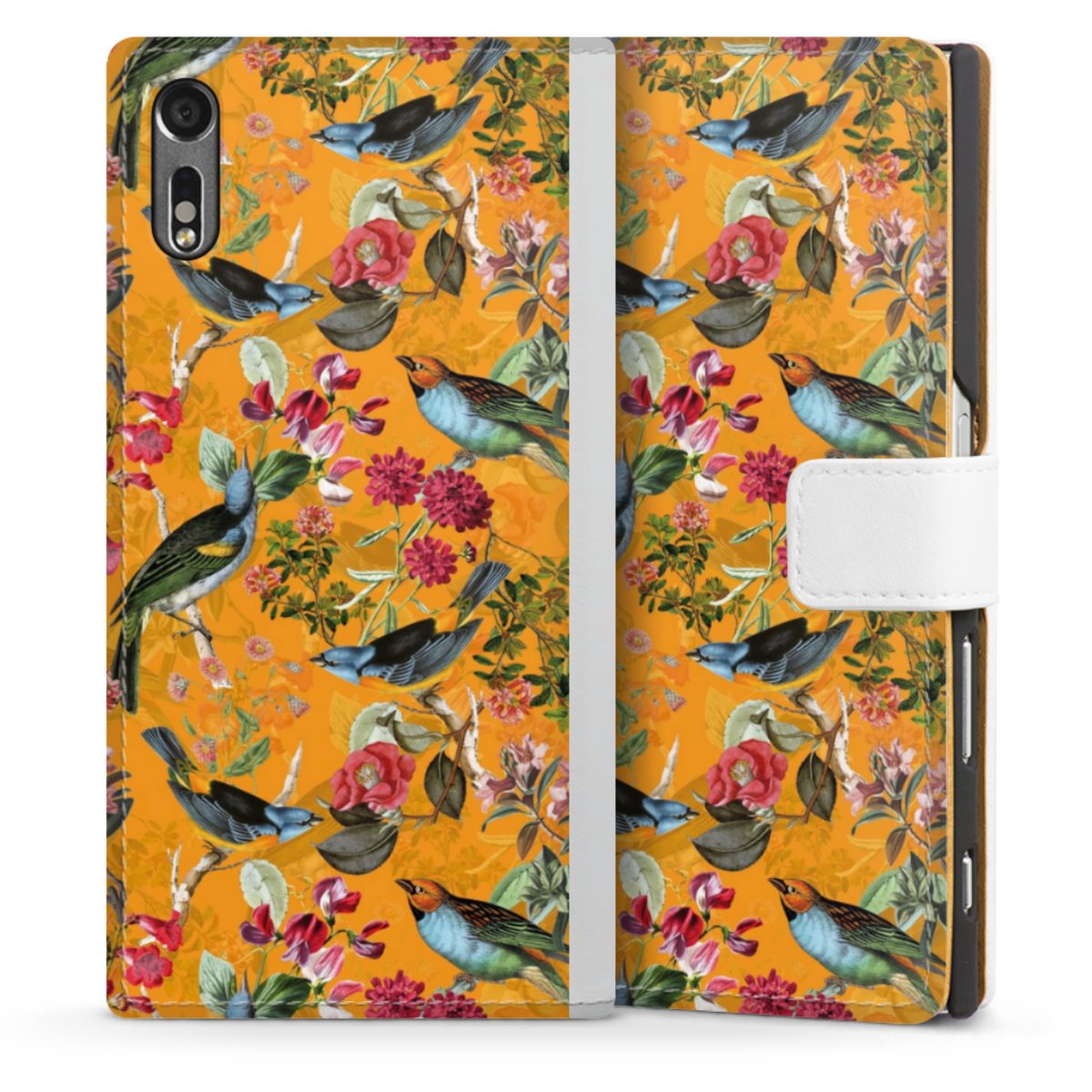 Vogels Bloemen Behang