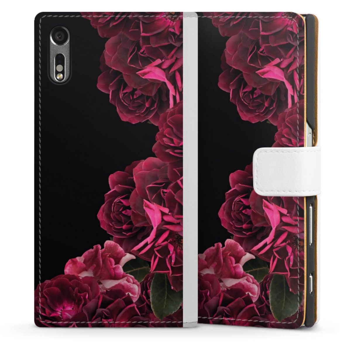Rose vintage su nero