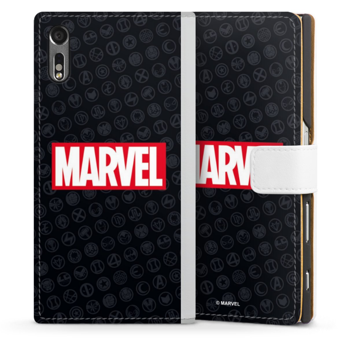 Marvel Logo Black Red 