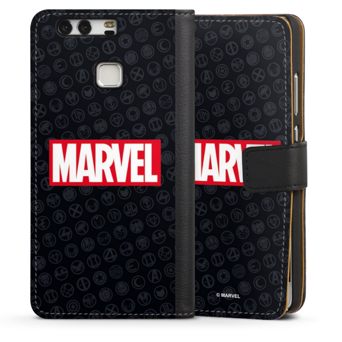 Marvel Logo Black Red 