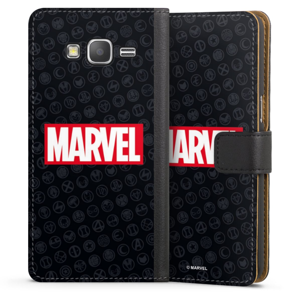 Marvel Logo Black Red 